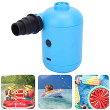 Load image into Gallery viewer, HT-426 USB Electric Air Pump for Rubber Boat Inflatable Bed, HT-426 (Blue), HT-426 (White)