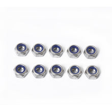 Load image into Gallery viewer, 60 PCS Car 304 Stainless Steel Lock Nuts Nylon Insert Locknut Kit M3-M10, 60 PCS