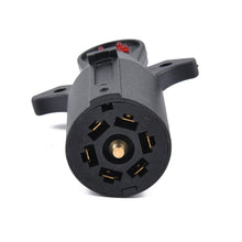 Load image into Gallery viewer, 12V 7-Way Blade Trailer Light Wiring Circuit Tester Round Adapter 7 Pin US Plug Signal Tester, Signal Tester