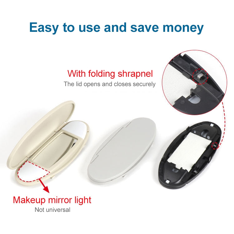 Car Sunshade Makeup Mirror Sun Visor for BMW mini R50R56, Left Driving