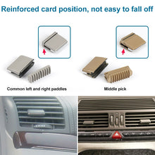 Load image into Gallery viewer, Car Left and Right Side Air Conditioning Exhaust Switch Paddle for Mercedes-Benz S Class W220 1998-2005, Left Driving, Left and Right Side (Black), Left and Right Side (Grey), Left and Right Side (Khaki), Left and Right Side (Beige)