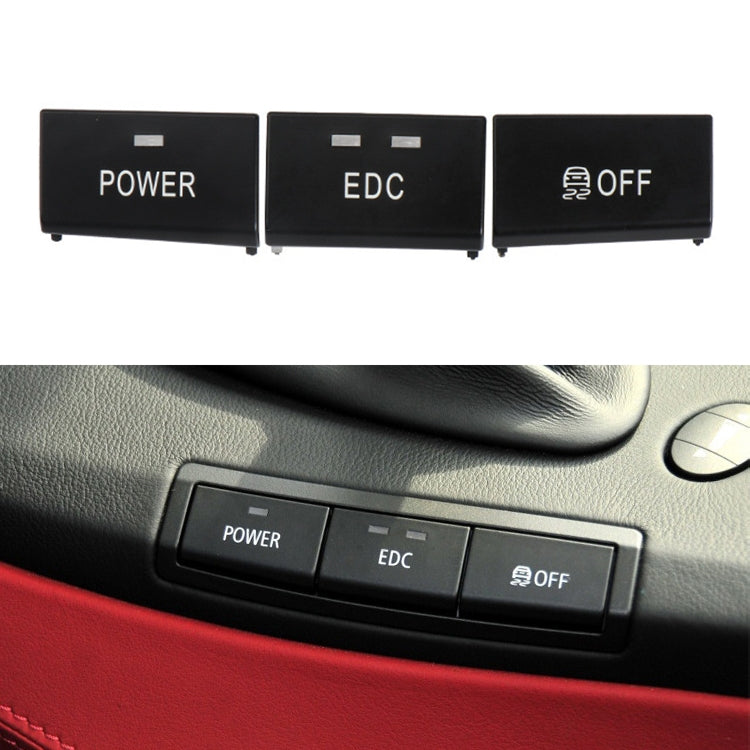 Car No. 1 Center Console Switch Button for BMW 3 Series M3 2005-2012, Left Driving, No. 1