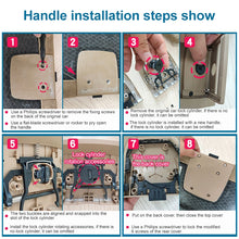 Load image into Gallery viewer, Car Rear Trunk Mat Carpet Handle with Hole 51479120283 for BMW X5 / X6 2006-2013, Left Driving, with Hole For BMW X5 (Black), with Hole For BMW X5 (Beige)
