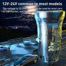 Load image into Gallery viewer, WK WP-C41 Vanguard Series 30W USB + Type-C Car Charger, WP-C41