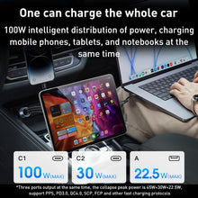 Load image into Gallery viewer, MOMAX UC17E 100W USB-C / Type-C x 2 + USB Three Ports Car Charger, 100W
