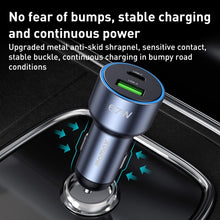 Load image into Gallery viewer, MOMAX UC16E 67W USB-C / Type-C + USB Dual Ports Car Charger, 67W