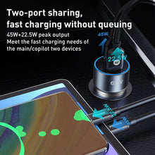 Load image into Gallery viewer, MOMAX UC16E 67W USB-C / Type-C + USB Dual Ports Car Charger, 67W