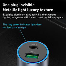 Load image into Gallery viewer, MOMAX UC16E 67W USB-C / Type-C + USB Dual Ports Car Charger, 67W