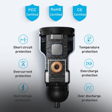 Load image into Gallery viewer, MOMAX UC16E 67W USB-C / Type-C + USB Dual Ports Car Charger, 67W