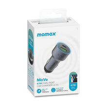 Load image into Gallery viewer, MOMAX UC16E 67W USB-C / Type-C + USB Dual Ports Car Charger, 67W