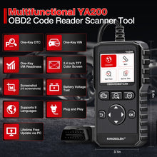 Load image into Gallery viewer, KINGBOLEN YA200 OBD2 Car Fault Diagnosis Tool Fault Analyzer, YA200
