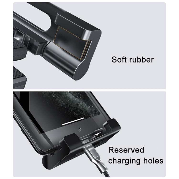 Car Dashboard Tablet Holder PU Suction Cup Windshield Bracket + Tray, PU Suction Cup + Tray