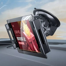 Load image into Gallery viewer, Car Dashboard Tablet Holder PVC Suction Cup Windshield Bracket + Tray, PVC Suction Cup + Tray