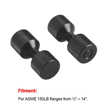 Load image into Gallery viewer, 1-1/8 inch Two Hole Pins Set Handy 6061 Aluminum Construction 2 Hole Flange Alignment Pin, 1-1/8 inch Two Hole Pins Set