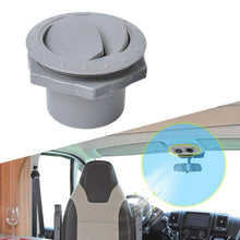 Load image into Gallery viewer, Universal 60mm Round AC Air Outlet Vent for RV Bus Boat Yacht Auto Air Conditioner Vent Replacement Parts Car Accessories, A Style (Grey), A Style (Black)