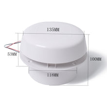 Load image into Gallery viewer, Mushroom Shape 12V White Volt  RV Roof Mute Air Vent Fan Camper Travel Trailer, A0673