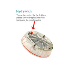Load image into Gallery viewer, 4 PCS Solar LED Car Tire Decoration Flashing Lights Colorful Wheels Hub Atmosphere Lights Infrared Remote Control, Infrared Remote Control