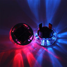 Load image into Gallery viewer, 4 PCS Solar LED Car Tire Decoration Flashing Lights Colorful Wheels Hub Atmosphere Lights Infrared Remote Control, Infrared Remote Control