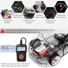 Load image into Gallery viewer, Ancel AS100 Car Fault Detector OBDII Engine Fault Light Clear, AS100