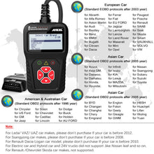 Load image into Gallery viewer, Ancel AS100 Car Fault Detector OBDII Engine Fault Light Clear, AS100