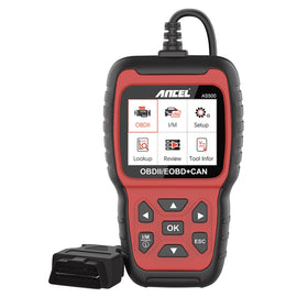 Ancel AS500 OBDII Scanner Engine Reader Car Diagnostics Tool, AS500