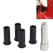 Load image into Gallery viewer, 4 PCS Car Removal Tool Door Hinge Bushing Parts Metal + Plastic Universal Replacement for Jeep Wrangler JKU 2007-2018, 4 PCS