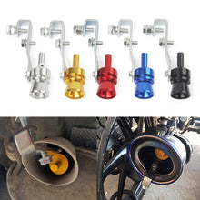 Load image into Gallery viewer, Universal Aluminum Turbo Sound Exhaust Muffler Pipe Whistle Car / Motorcycle Simulator Whistler, Size: M, Outside Diameter: 23mm, Size: M (Black), Size: M (Gold), Size: M (Blue), Size: M (Red), Size: M (Silver)