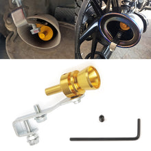Load image into Gallery viewer, Universal Aluminum Turbo Sound Exhaust Muffler Pipe Whistle Car / Motorcycle Simulator Whistler, Size: M, Outside Diameter: 23mm, Size: M (Black), Size: M (Gold), Size: M (Blue), Size: M (Red), Size: M (Silver)