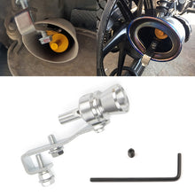 Load image into Gallery viewer, Universal Aluminum Turbo Sound Exhaust Muffler Pipe Whistle Car / Motorcycle Simulator Whistler, Size: M, Outside Diameter: 23mm, Size: M (Black), Size: M (Gold), Size: M (Blue), Size: M (Red), Size: M (Silver)