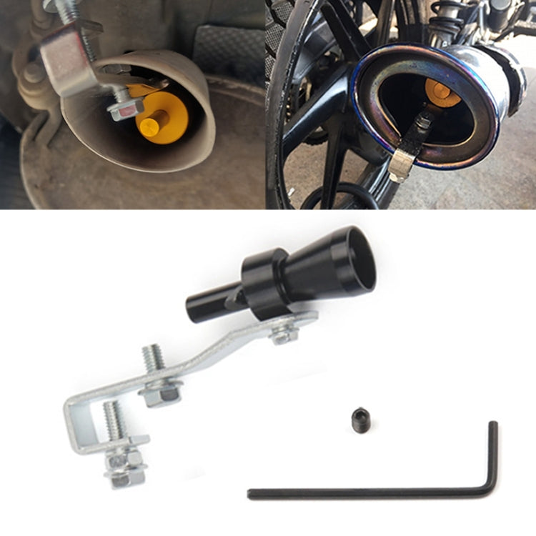 Universal Aluminum Turbo Sound Exhaust Muffler Pipe Whistle Car / Motorcycle Simulator Whistler, Size: S, Outside Diameter: 20mm, Size: S (Silver), Size: S (Black), Size: S (Gold), Size: S (Blue), Size: S (Red)
