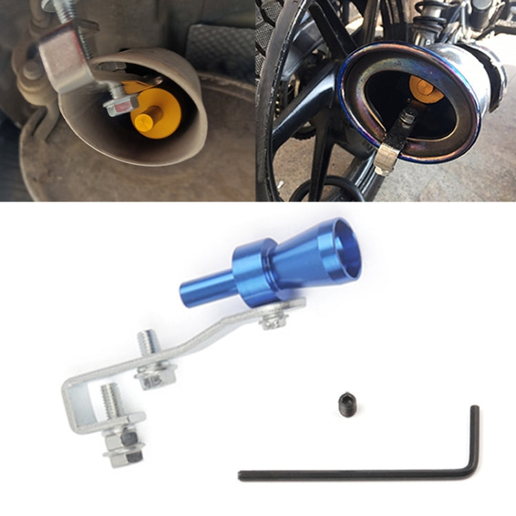 Universal Aluminum Turbo Sound Exhaust Muffler Pipe Whistle Car / Motorcycle Simulator Whistler, Size: S, Outside Diameter: 20mm, Size: S (Silver), Size: S (Black), Size: S (Gold), Size: S (Blue), Size: S (Red)