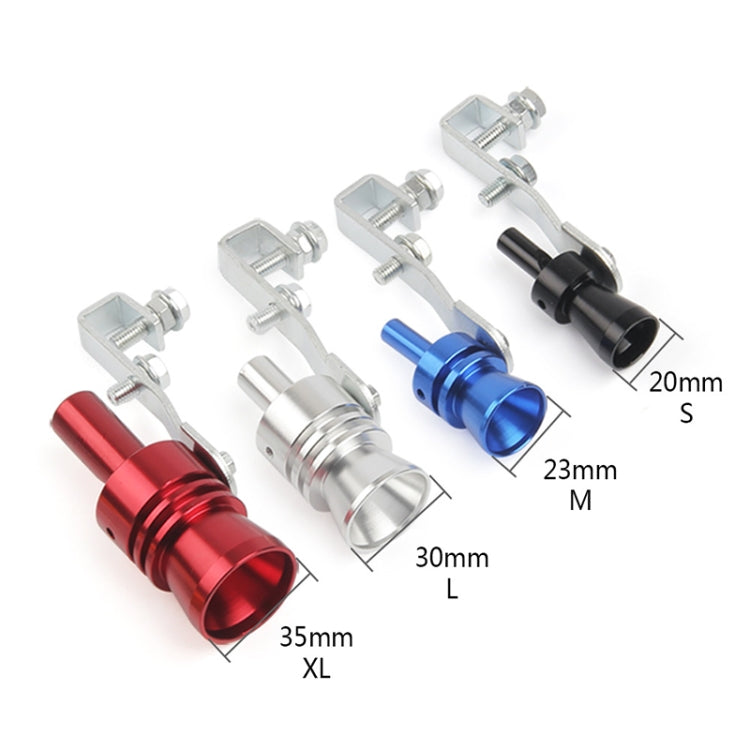 Universal Aluminum Turbo Sound Exhaust Muffler Pipe Whistle Car / Motorcycle Simulator Whistler, Size: S, Outside Diameter: 20mm, Size: S (Silver), Size: S (Black), Size: S (Gold), Size: S (Blue), Size: S (Red)