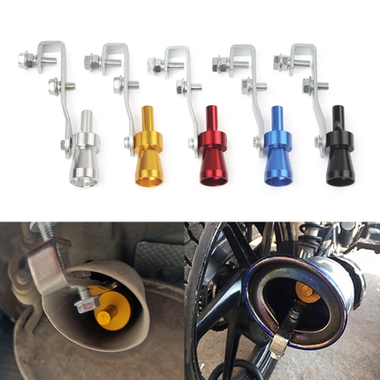 Universal Aluminum Turbo Sound Exhaust Muffler Pipe Whistle Car / Motorcycle Simulator Whistler, Size: S, Outside Diameter: 20mm, Size: S (Silver), Size: S (Black), Size: S (Gold), Size: S (Blue), Size: S (Red)