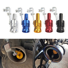 Load image into Gallery viewer, Universal Aluminum Turbo Sound Exhaust Muffler Pipe Whistle Car / Motorcycle Simulator Whistler, Size: XL, Outside Diameter: 35mm, Size: XL (Black), Size: XL (Gold), Size: XL (Blue), Size: XL (Red), Size: XL (Silver)