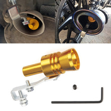 Load image into Gallery viewer, Universal Aluminum Turbo Sound Exhaust Muffler Pipe Whistle Car / Motorcycle Simulator Whistler, Size: XL, Outside Diameter: 35mm, Size: XL (Black), Size: XL (Gold), Size: XL (Blue), Size: XL (Red), Size: XL (Silver)