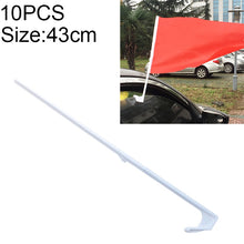 Load image into Gallery viewer, 10 PCS 43cm Clip-type Car Window Plastic Flagpole, No Flag, 43cm