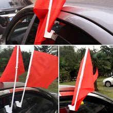 Load image into Gallery viewer, 10 PCS 43cm Clip-type Car Window Plastic Flagpole, No Flag, 43cm