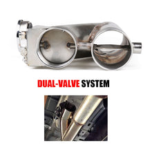 Load image into Gallery viewer, CNSPEED Y Shape 2 In 1 Car Remote Control Electric Exhaust Valve Pipe, Size: 2.25 inch, Size: 2.25 inch