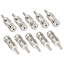 Load image into Gallery viewer, 10pcs Car Vehicles Radio Stereo Aerial Antenna Mast Male Adapter DIN Connector Plug, DIN Connector Plug
