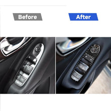 Load image into Gallery viewer, 4 PCS Car Carbon Fiber Window Lift Panel Decorative Sticker for Infiniti Q50 2014-2020, Left Drive, Window Lift Panel (B)