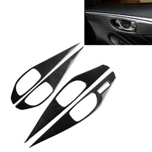 Load image into Gallery viewer, 4 PCS Car Carbon Fiber Door Inner Handle Panel Decorative Sticker for Infiniti Q50 2014-2020, Left Drive, Door Inner Handle Panel (A)