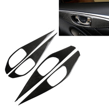 Load image into Gallery viewer, 4 PCS Car Carbon Fiber Door Inner Handle Panel Decorative Sticker for Infiniti Q50 2014-2020, Door Inner Handle Panel (B)