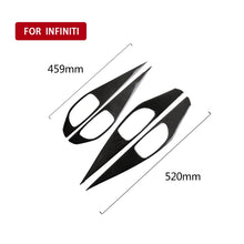 Load image into Gallery viewer, 4 PCS Car Carbon Fiber Door Inner Handle Panel Decorative Sticker for Infiniti Q50 2014-2020, Door Inner Handle Panel (B)