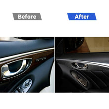 Load image into Gallery viewer, 4 PCS Car Carbon Fiber Door Inner Handle Panel Decorative Sticker for Infiniti Q50 2014-2020, Door Inner Handle Panel (B)