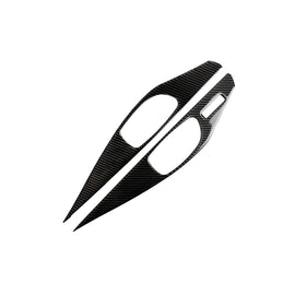2 PCS Car Carbon Fiber Door Inner Handle Panel Decorative Sticker for Infiniti Q60, Left Drive, Door Inner Handle Panel