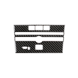 Car Carbon Fiber CD  Console Panel Decorative Sticker for Infiniti Q50 / Q60 2014-2020, CD Console Panel  (B)