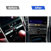 Load image into Gallery viewer, Car Carbon Fiber CD  Console Panel Decorative Sticker for Infiniti Q50 / Q60 2014-2020, CD Console Panel  (B)