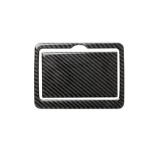 Load image into Gallery viewer, 2 PCS Car Carbon Fiber Rear Water Cup Holder Panel Decorative Sticker for Infiniti Q50 / Q60 2014-2020, Rear Water Cup Holder Panel