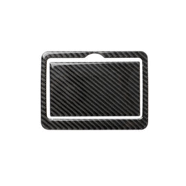 2 PCS Car Carbon Fiber Rear Water Cup Holder Panel Decorative Sticker for Infiniti Q50 / Q60 2014-2020, Rear Water Cup Holder Panel