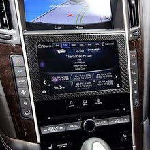 Load image into Gallery viewer, Car Carbon Fiber Navigation Frame Decorative Sticker for Infiniti Q50 / Q60 2014-2020, Navigation Frame